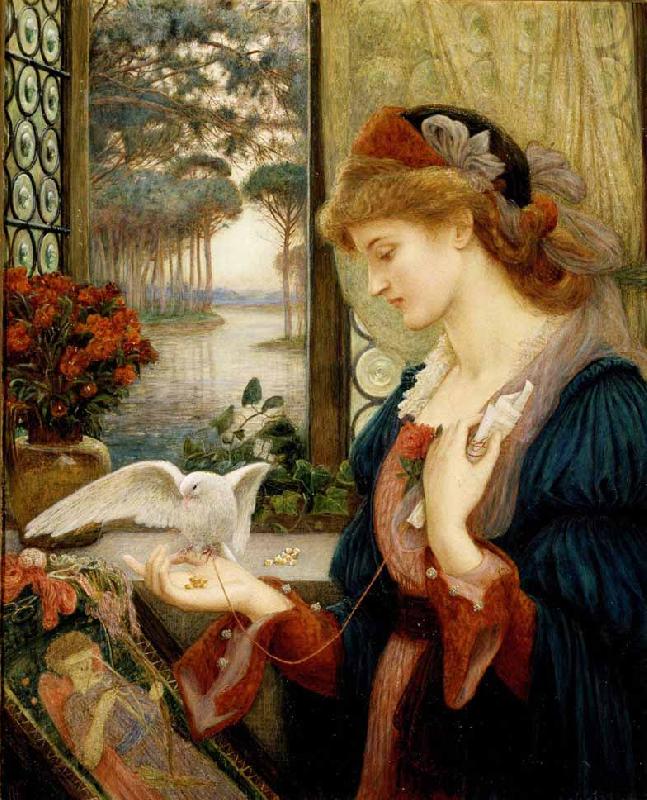 Marie Spartali Stillman Love s Messenger